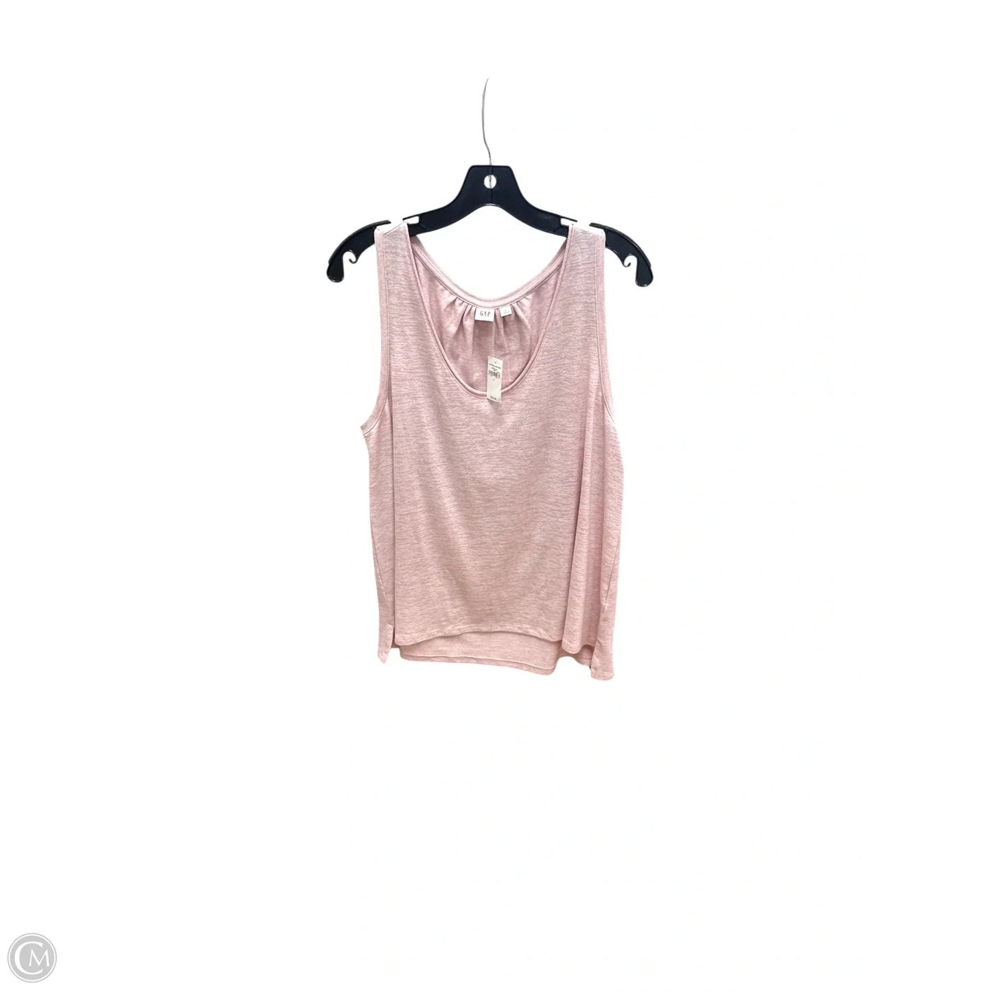 Top Sleeveless By Gap In Pink, Size: L