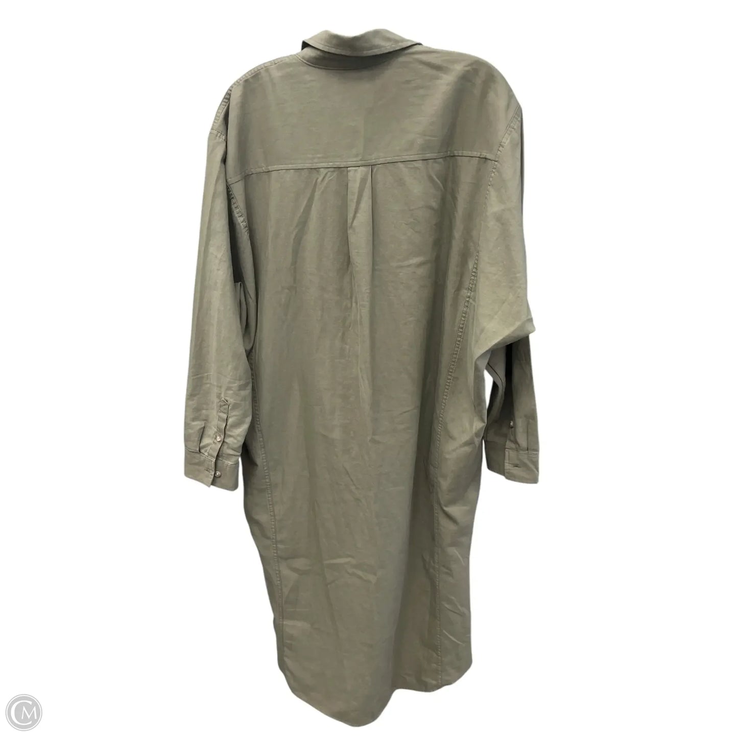 Dress Casual Midi By Universal Thread In Green, Size: M