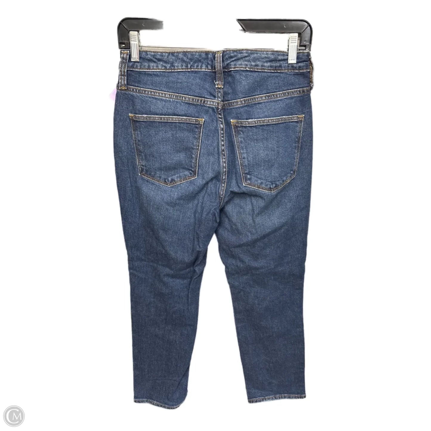 Jeans Cropped By Universal Thread In Blue Denim, Size: 4