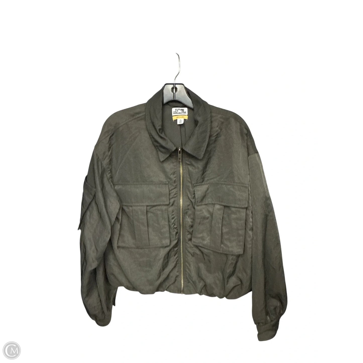 Jacket Moto By Target-designer In Green, Size: M
