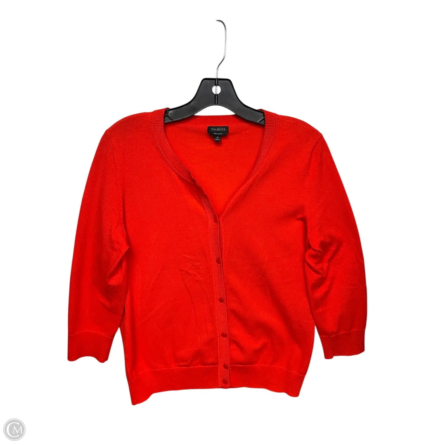 Cardigan By Talbots In Orange, Size: M