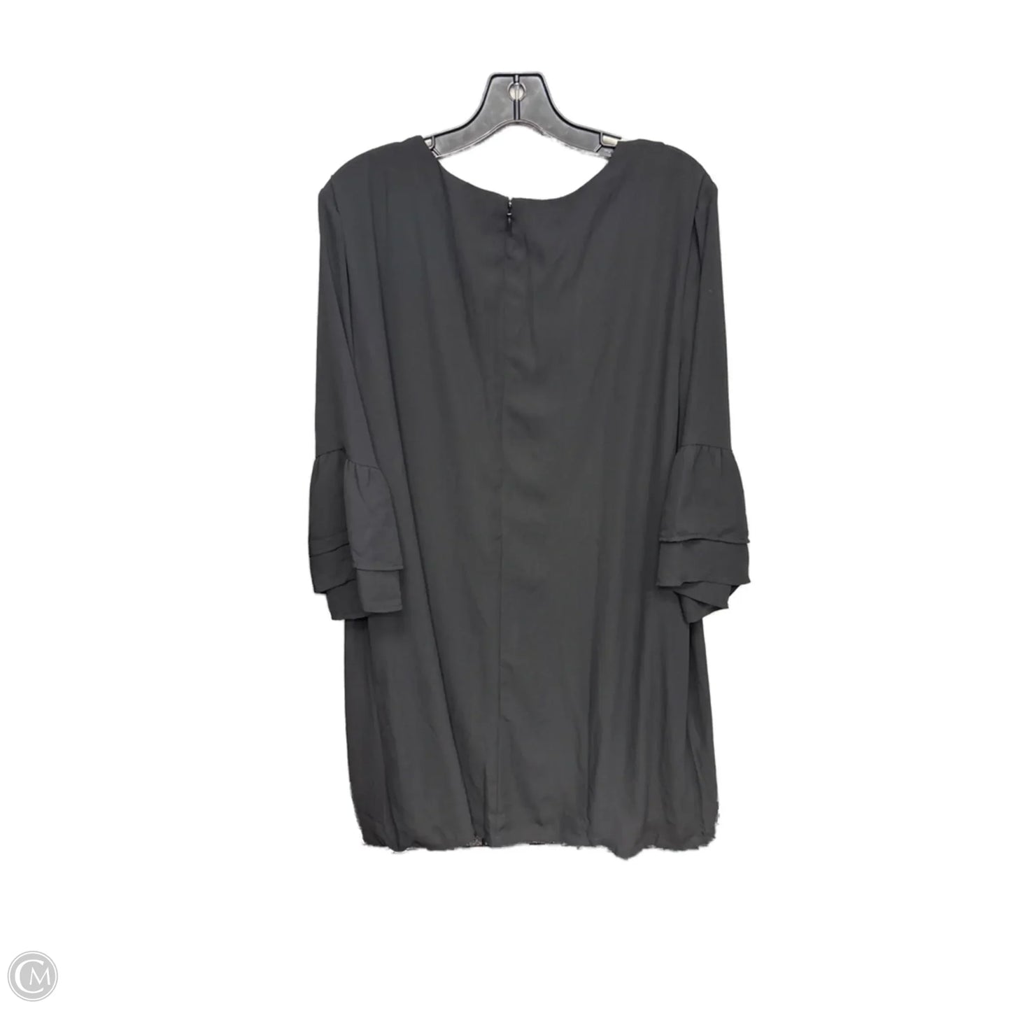 Dress Casual Midi By Clothes Mentor In Black, Size: 2x