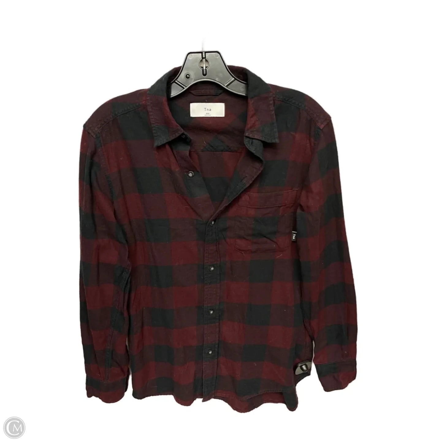 Top Long Sleeve By Aritzia In Red, Size: Xxs