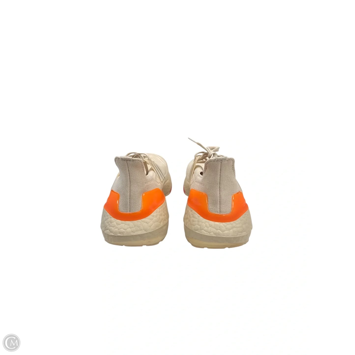 Shoes Sneakers By Adidas In Cream & Orange, Size: 10