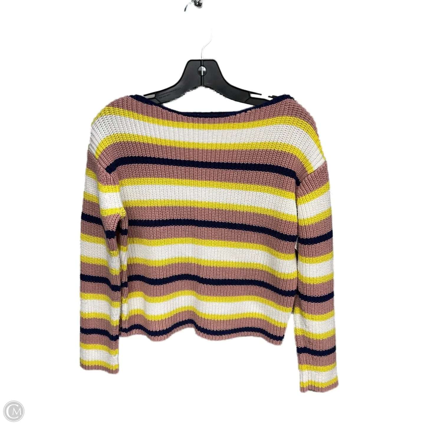 Sweater By Ann Taylor In Striped Pattern, Size: Xs