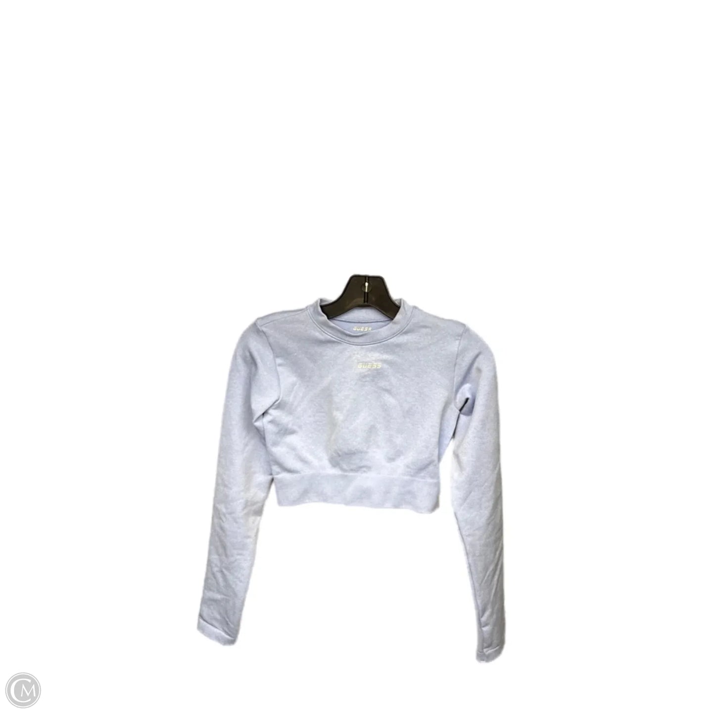 Athletic Top Long Sleeve Crewneck By Guess In Blue