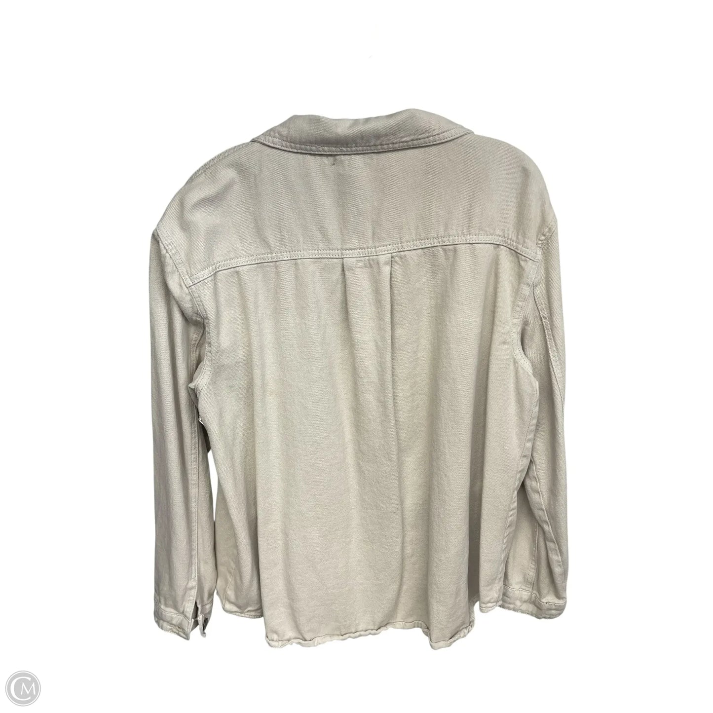 Jacket Shirt By Wishlist In Cream, Size: L