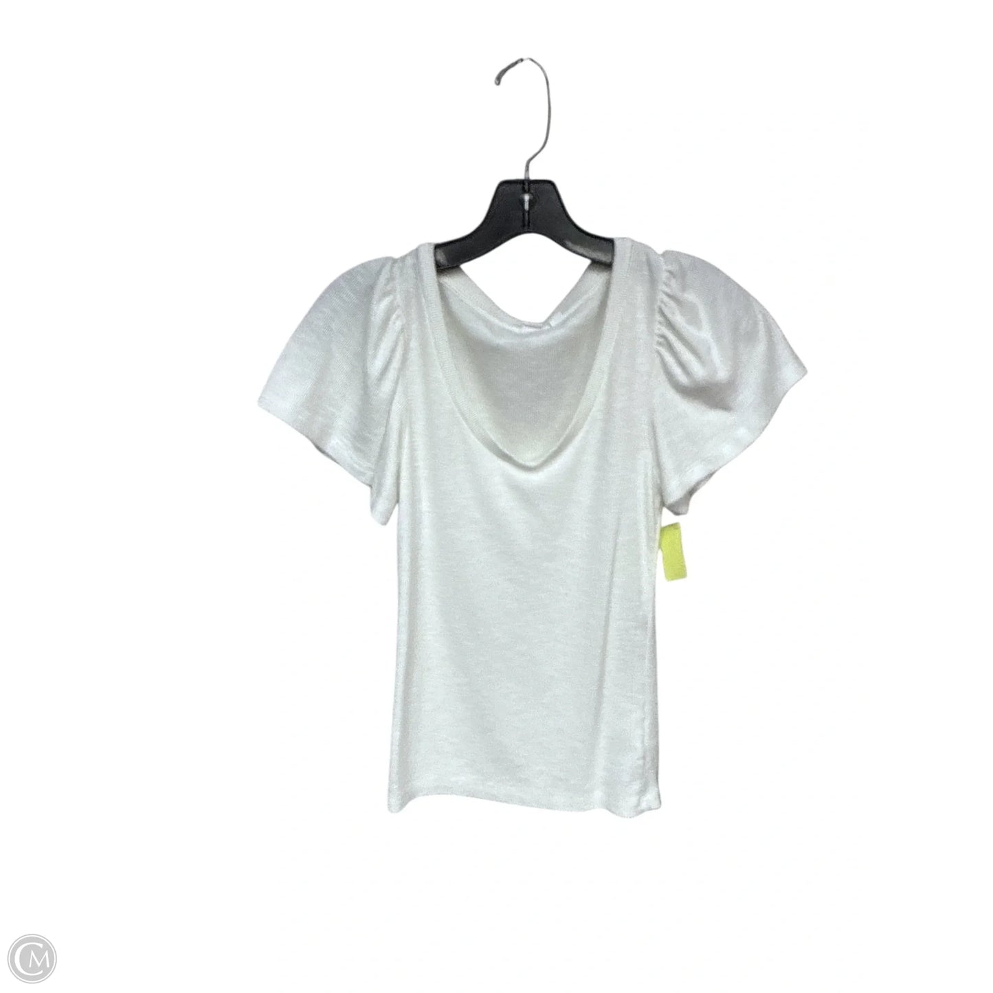 Top Short Sleeve By Gap In White, Size: Xs