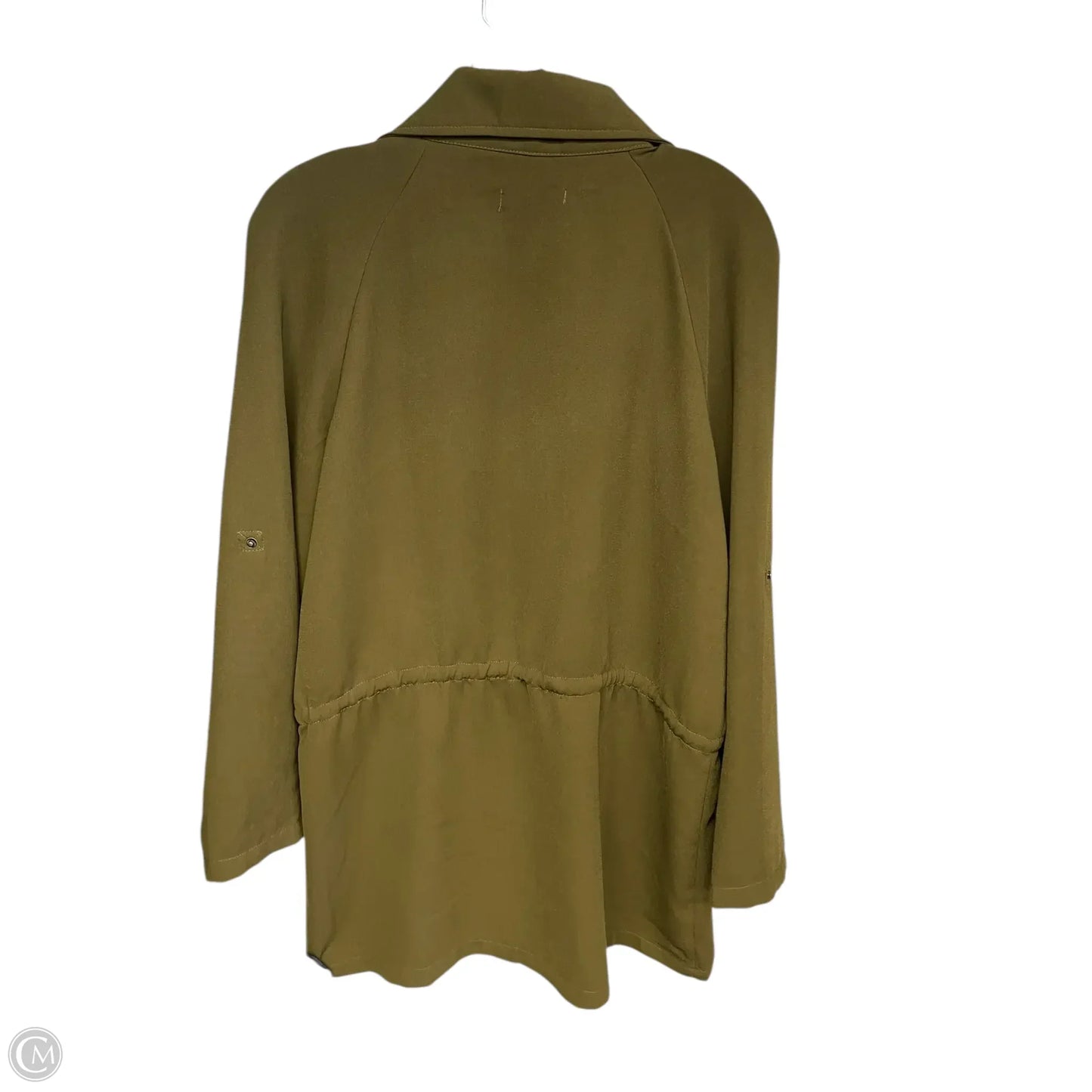 Jacket Utility By Just Fab In Green, Size: L