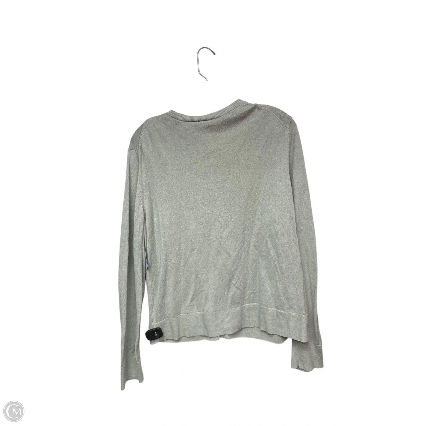 Sweater Cardigan By Gap In Green, Size: Xl