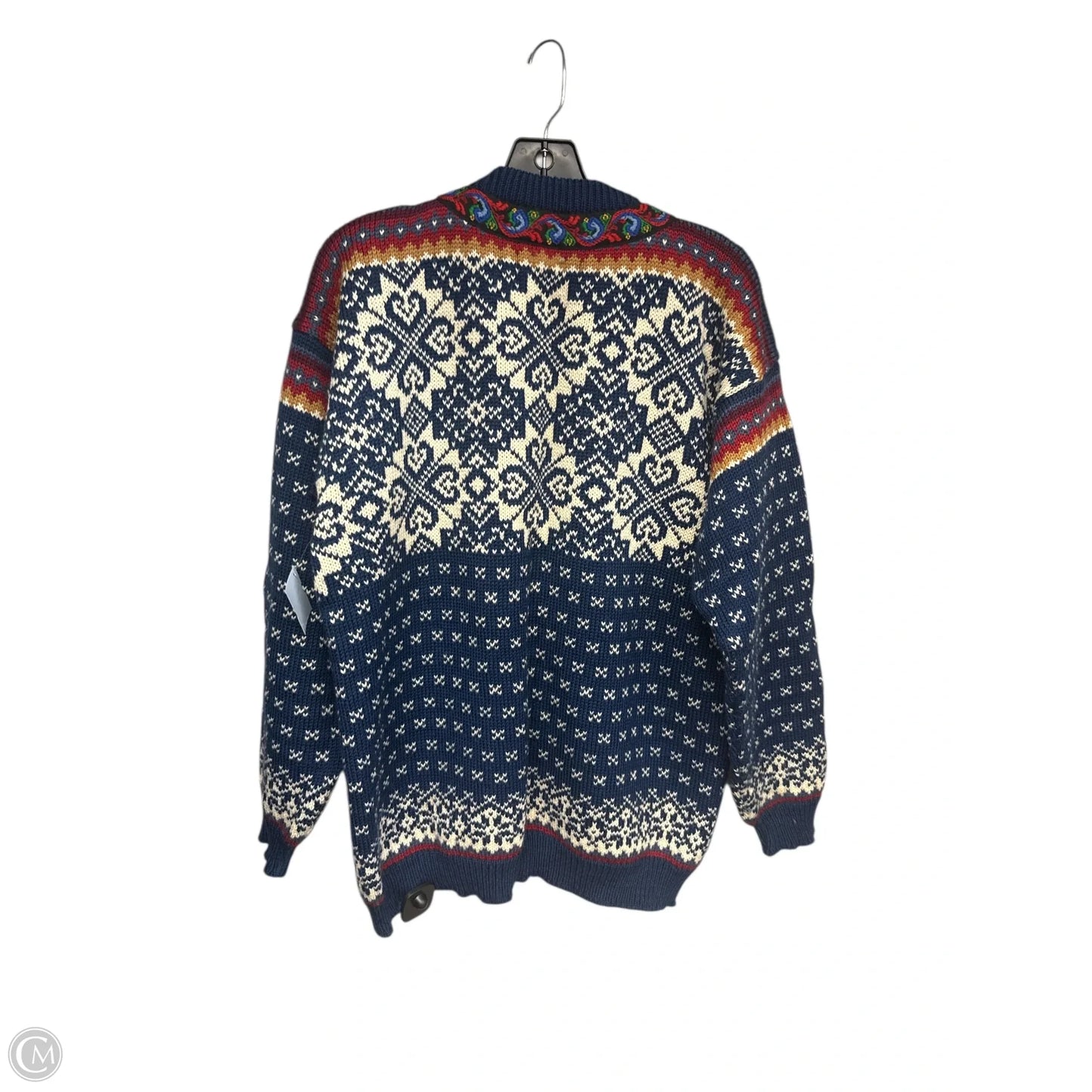 Cardigan By Clothes Mentor In Blue, Size: L