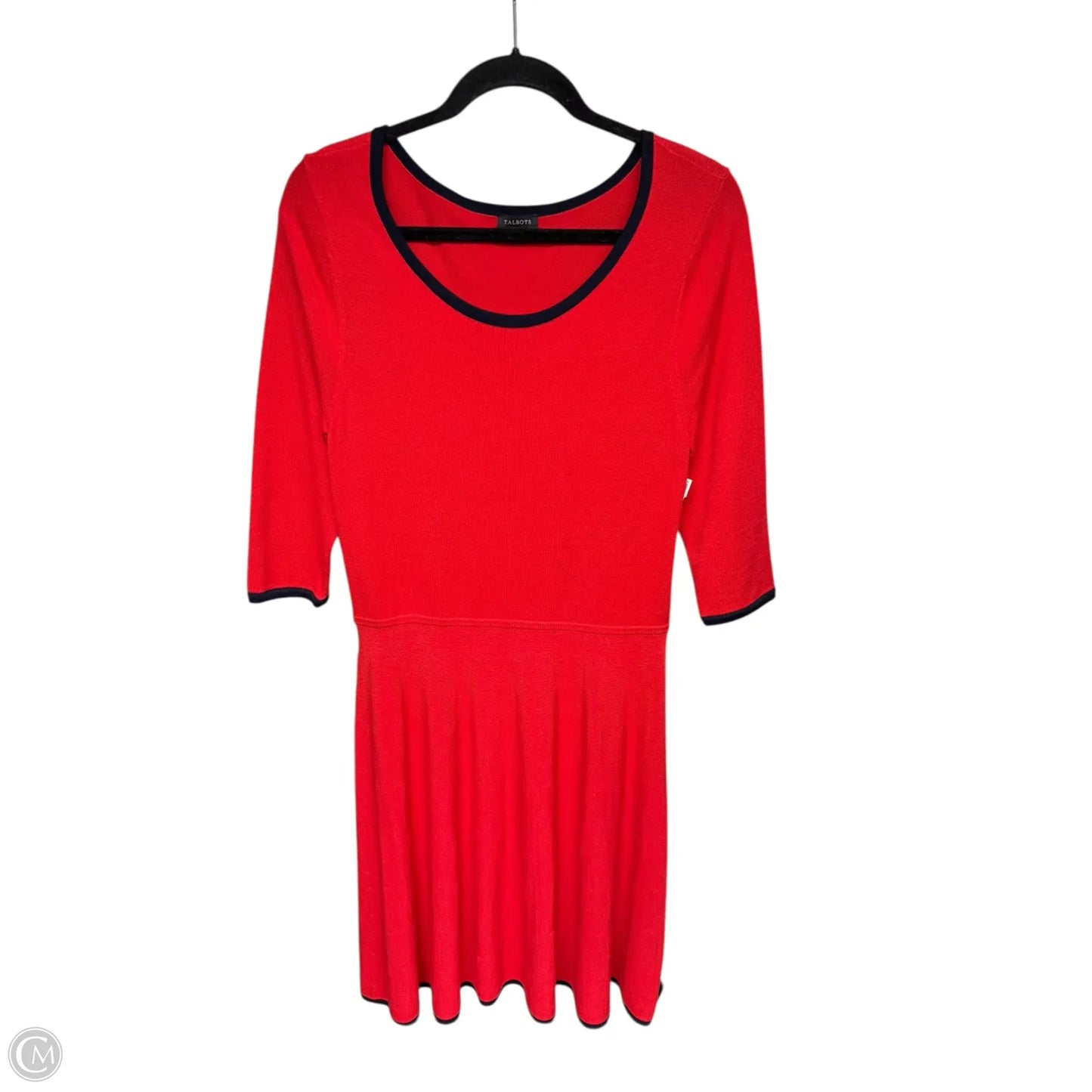 Dress Sweater By Talbots In Red, Size: M