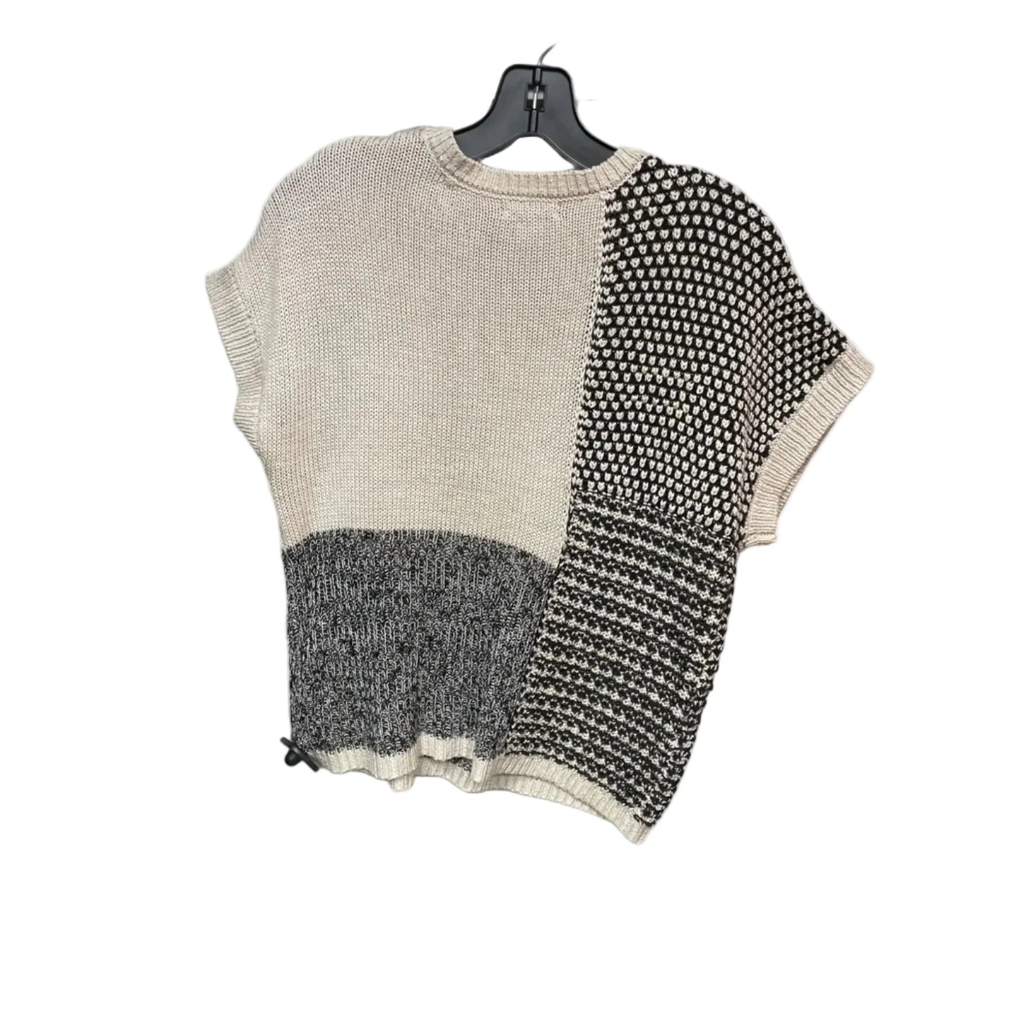 Top Short Sleeve By Blu Pepper In Tan, Size: M