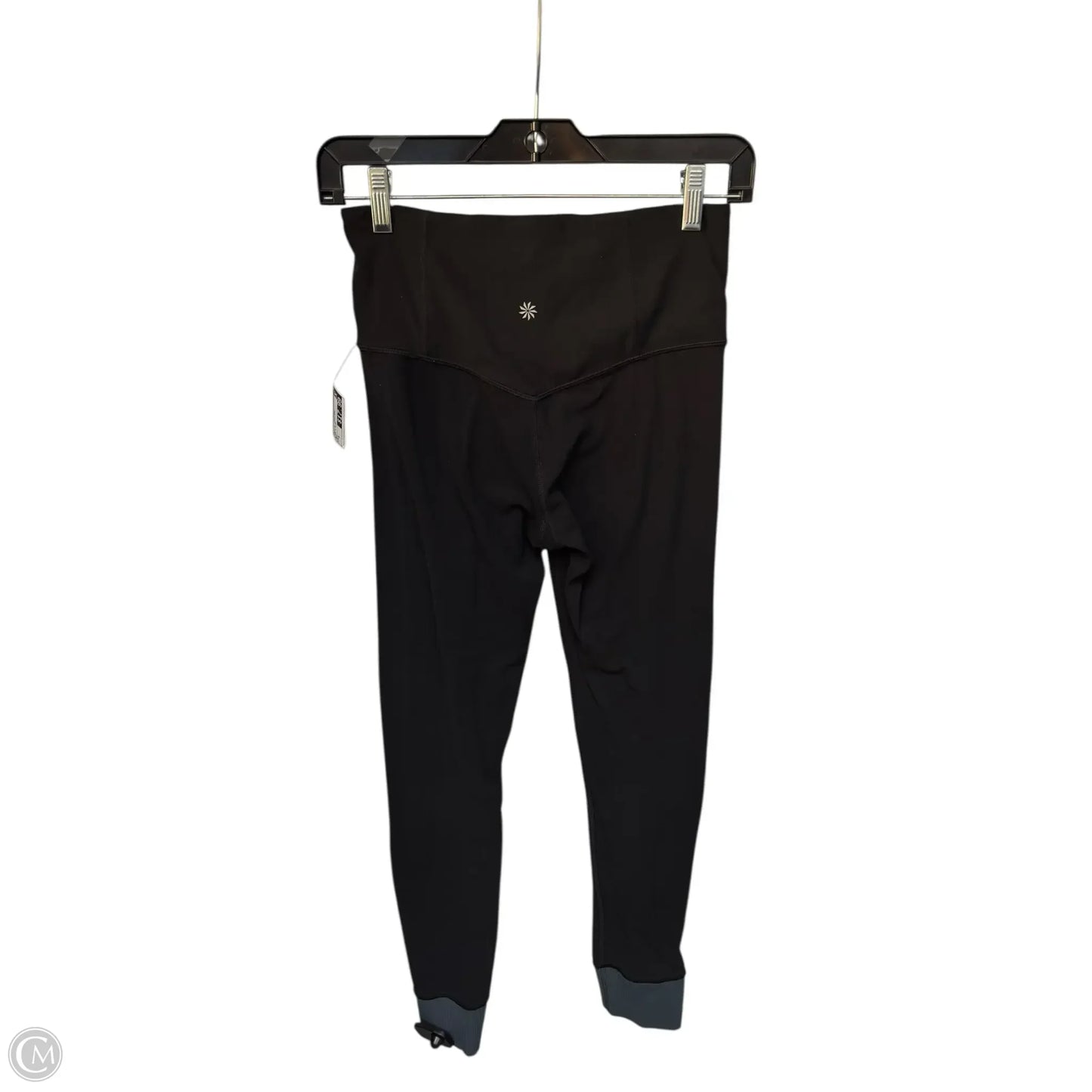 Athletic Leggings By Athleta In Black & Blue, Size: S