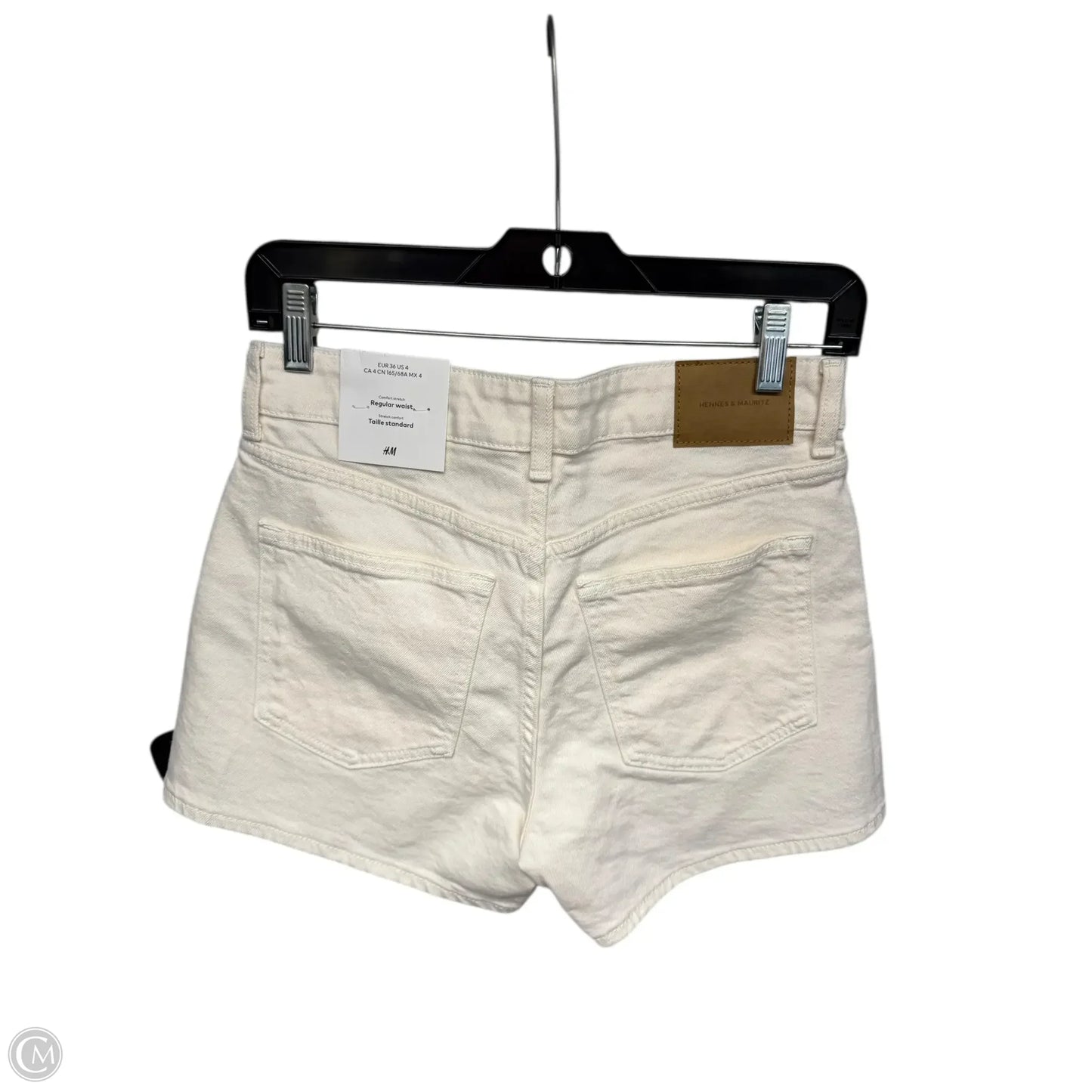 Shorts By H&m In White, Size: 4