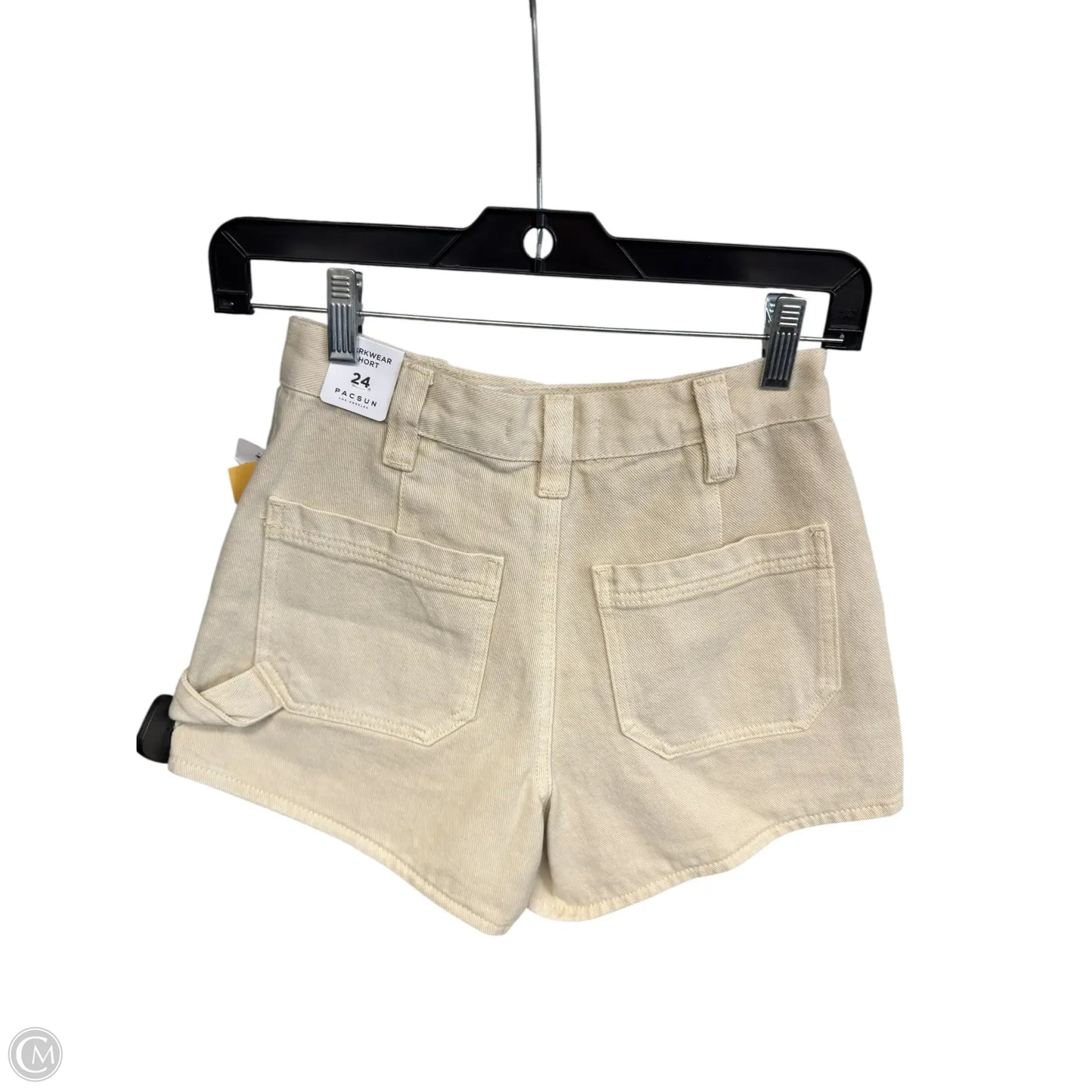 Shorts By Pacsun In Cream, Size: 24
