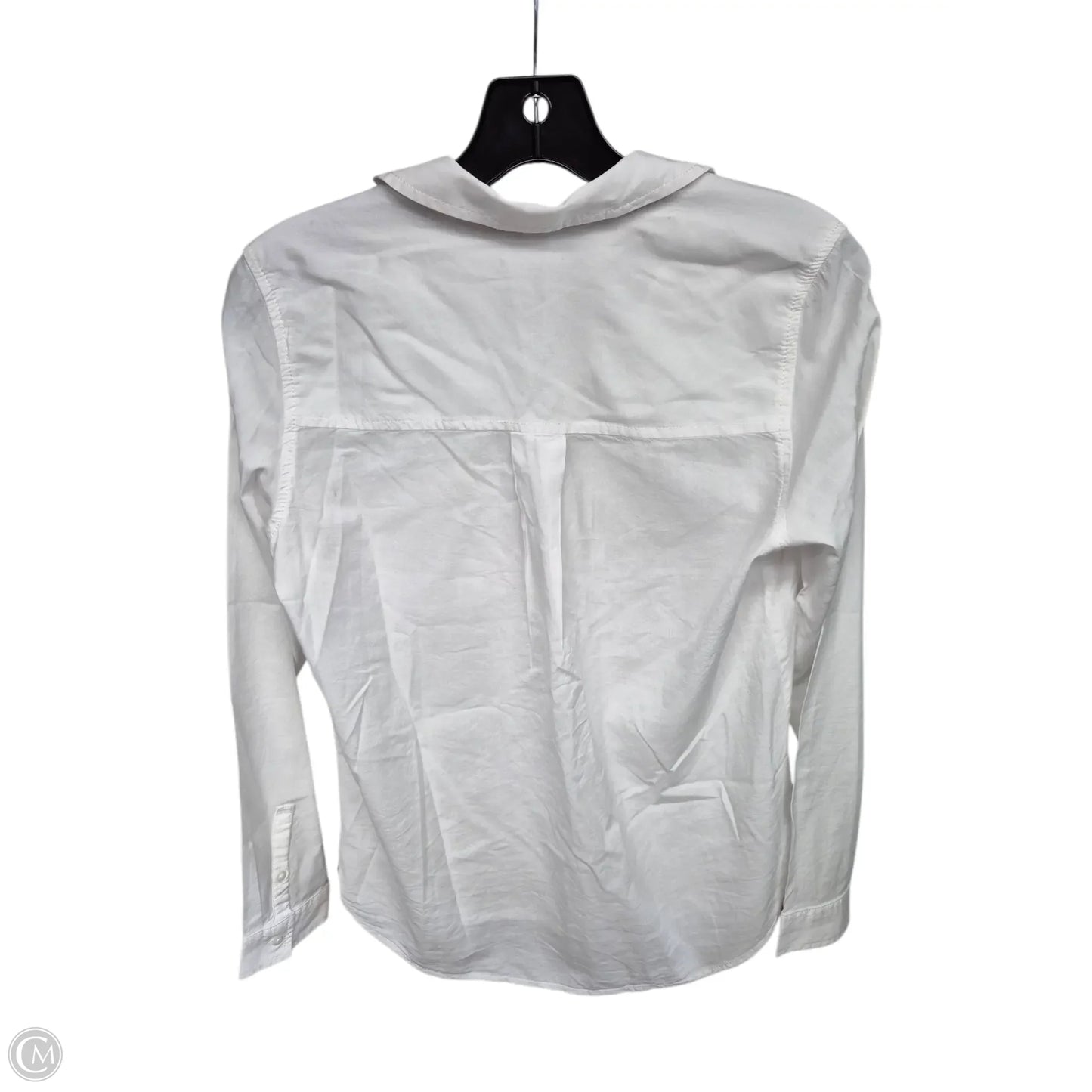 Top Long Sleeve By Bp In White, Size: S