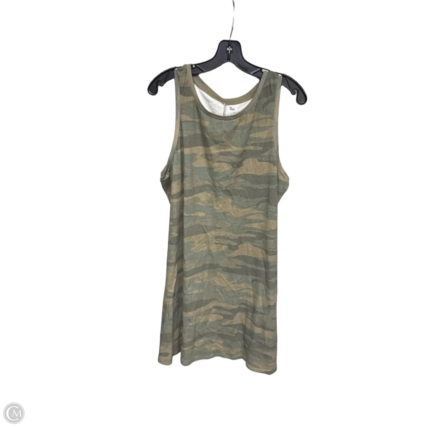 Dress Casual Midi By So In Camouflage Print, Size: Xl