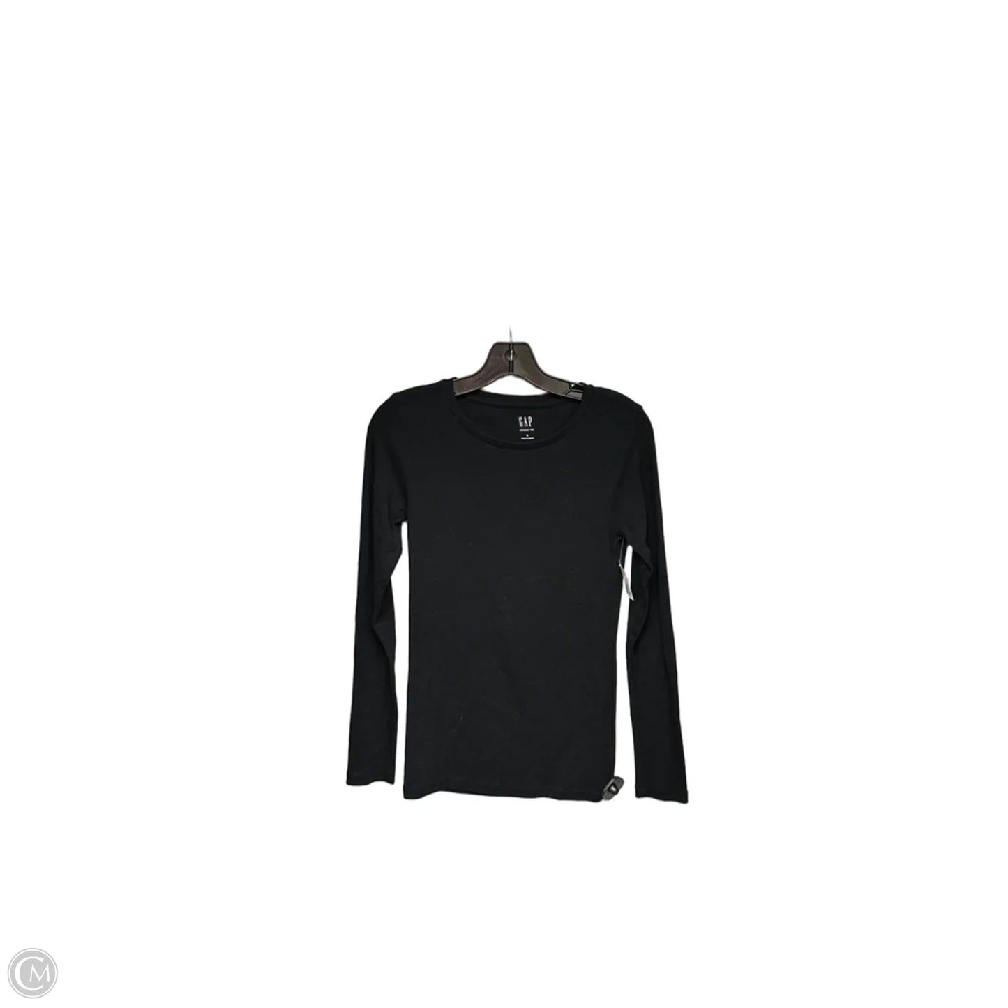 Top Long Sleeve By Gap In Black, Size: S