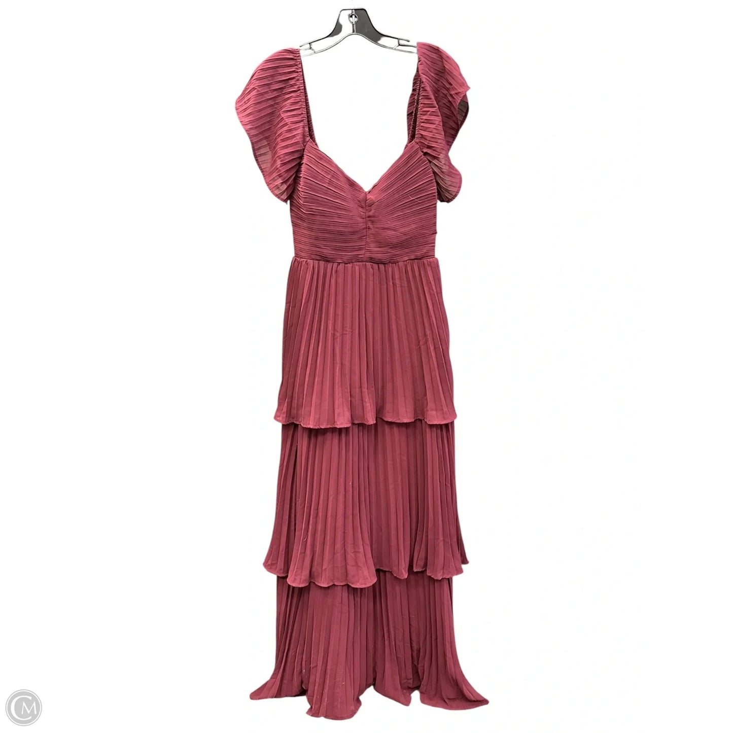Dress Party Long By Lulus In Red, Size: L