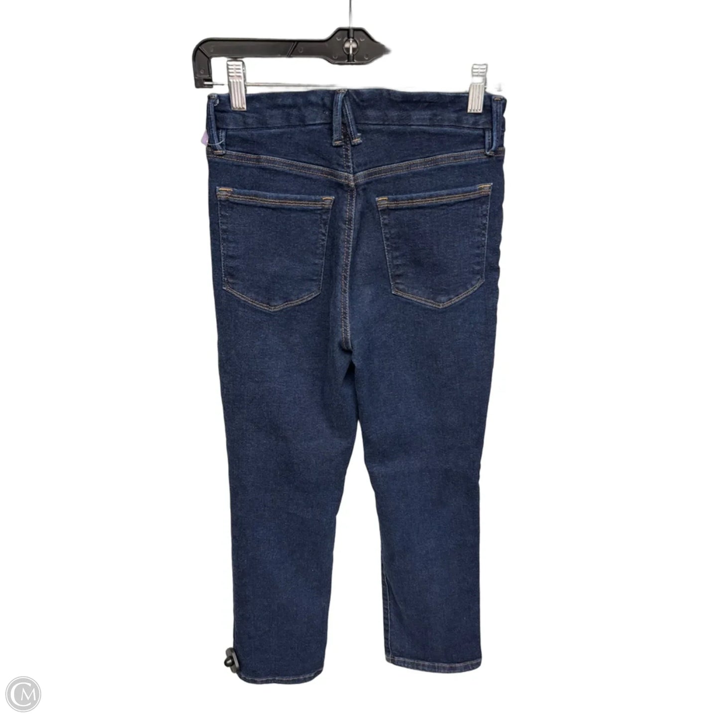 Jeans Straight By Good American In Blue Denim, Size: 6