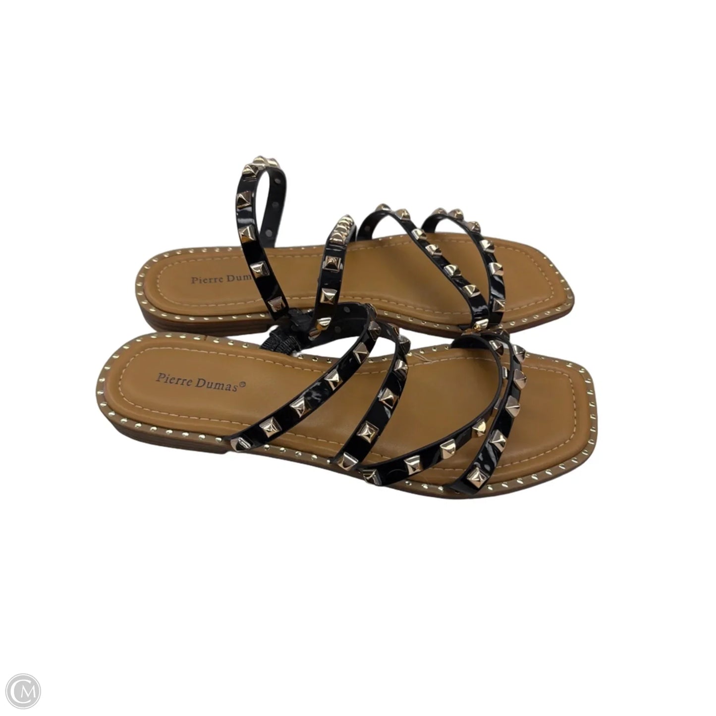 Sandals Flats By Pierre Dumas In Black, Size: 7.5