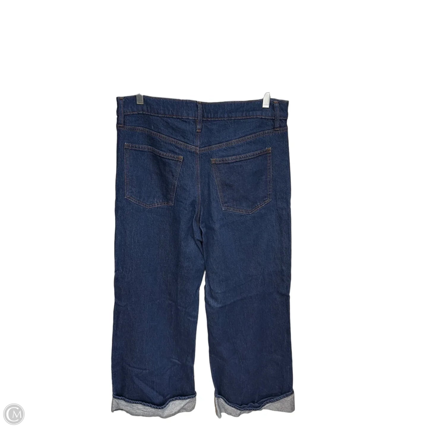 Jeans Wide Leg By Ann Taylor In Blue Denim, Size: 6