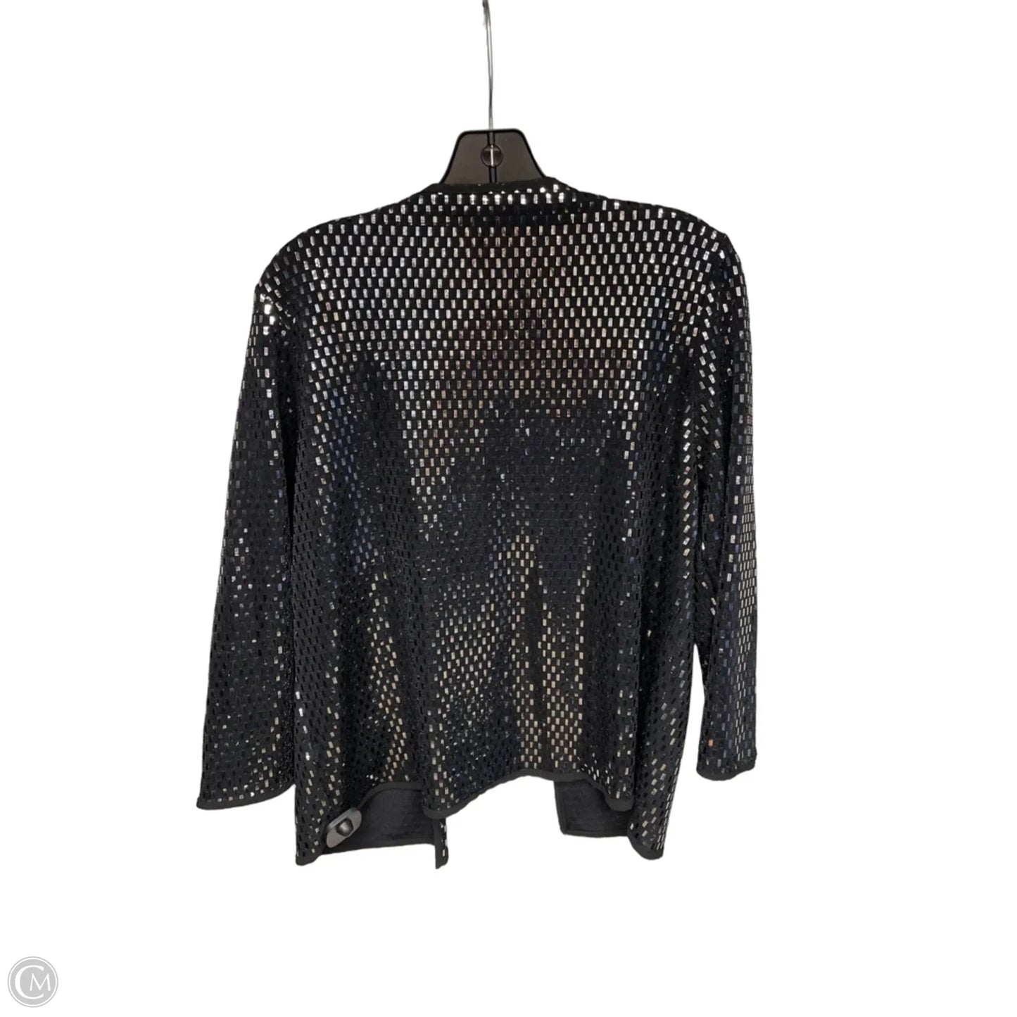 Shawl By Lularoe In Black & Silver, Size: L