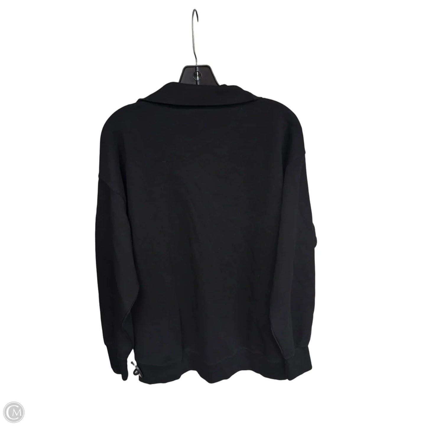 Athletic Sweatshirt Crewneck By Old Navy In Black, Size: S