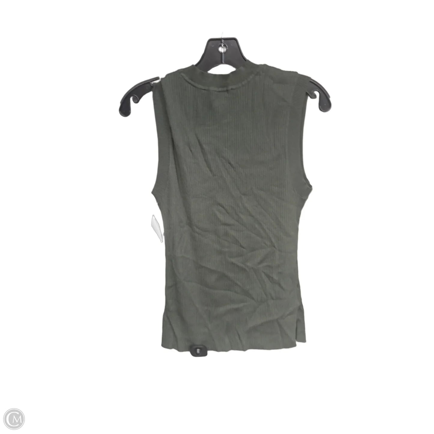 Top Sleeveless By Loft In Green, Size: M