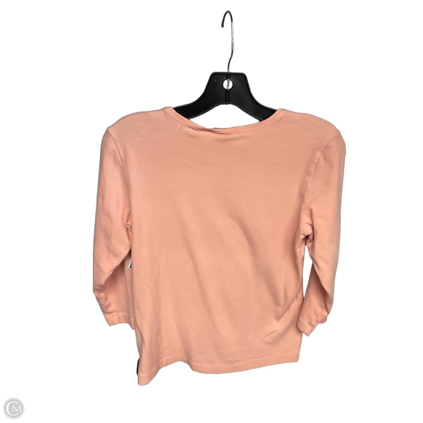 Top 3/4 Sleeve By Chicos In Peach, Size: Xs