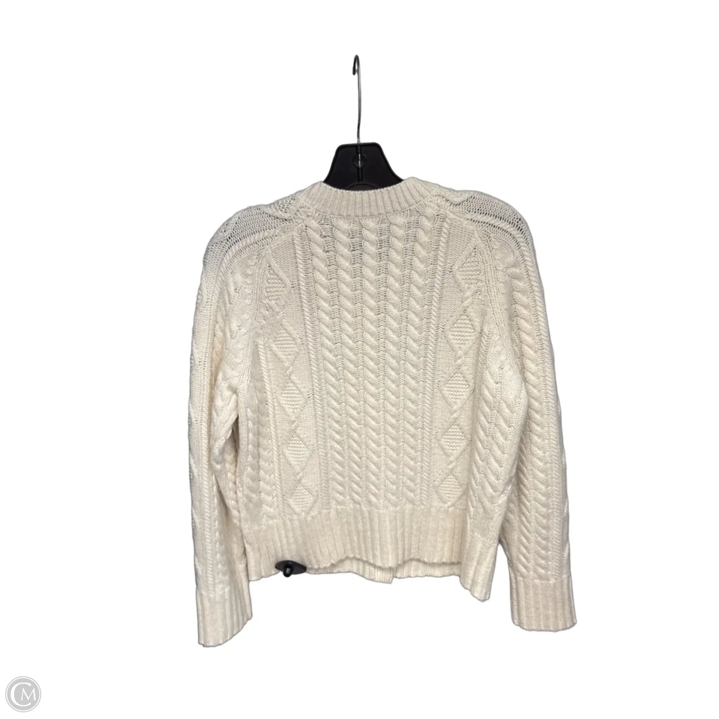 Sweater Cardigan By J. Crew In Cream, Size: S