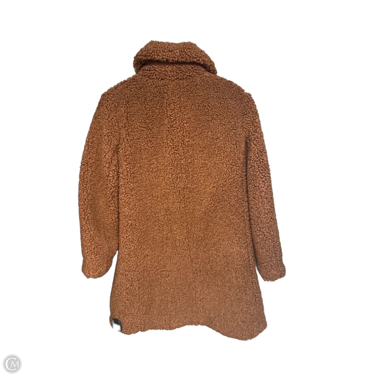 Coat Faux Fur & Sherpa By J. Crew In Brown, Size: Sp