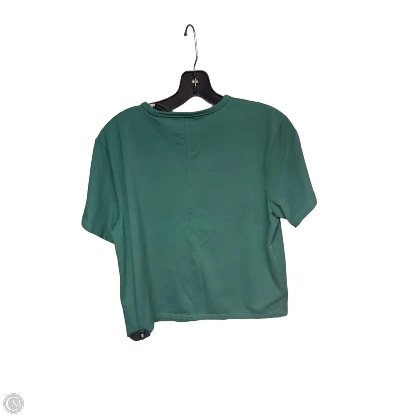 Athletic Top Short Sleeve By Athleta In Green, Size: M