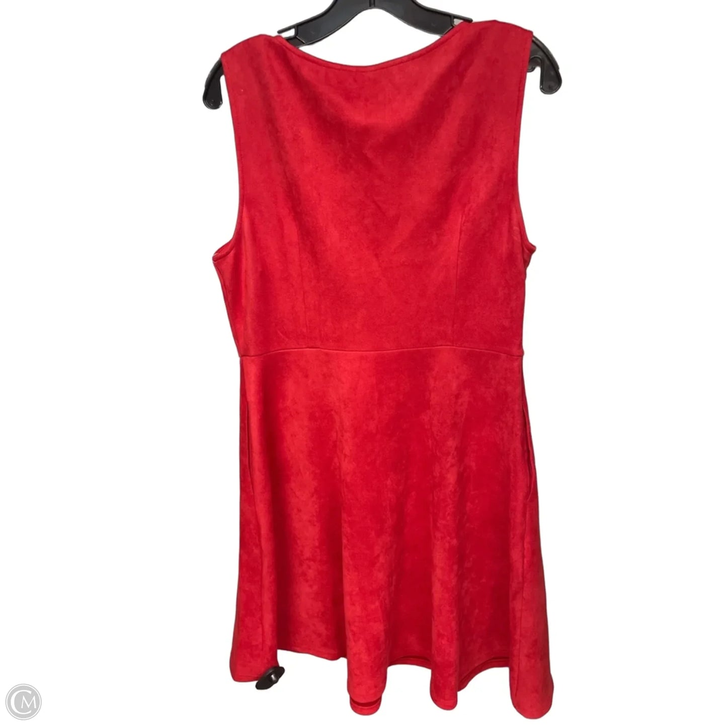 Dress Casual Midi By Allegra K In Red, Size: L