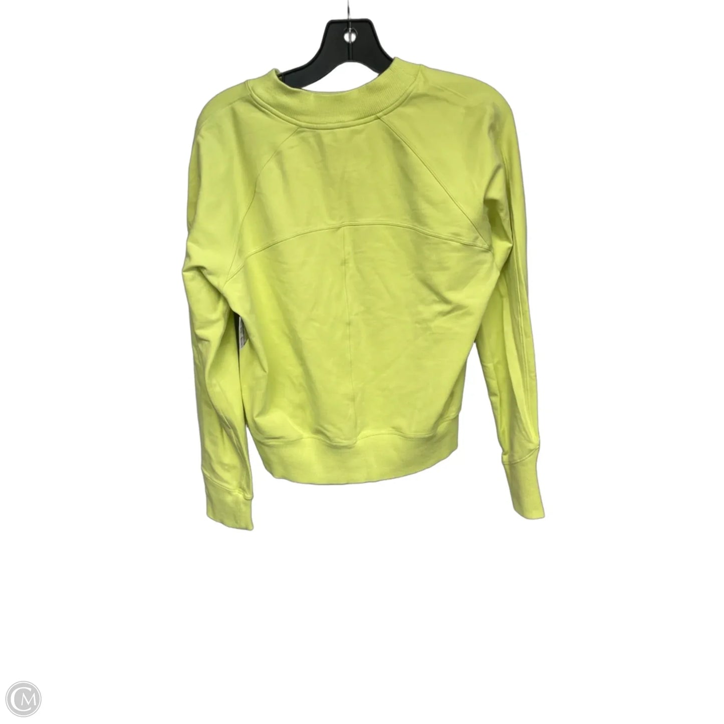 Athletic Sweatshirt By Lululemon In Green, Size: 8