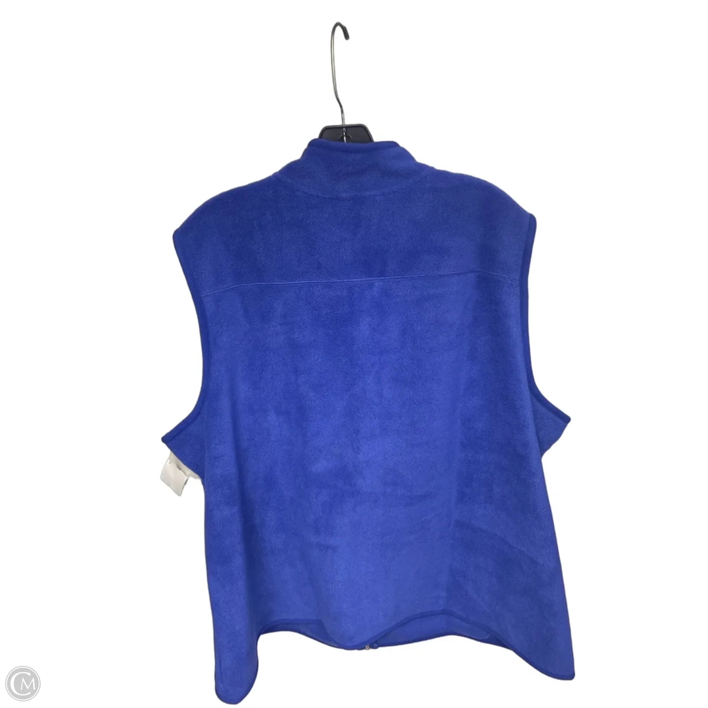 Vest Fleece By Style And Company In Blue, Size: 3x