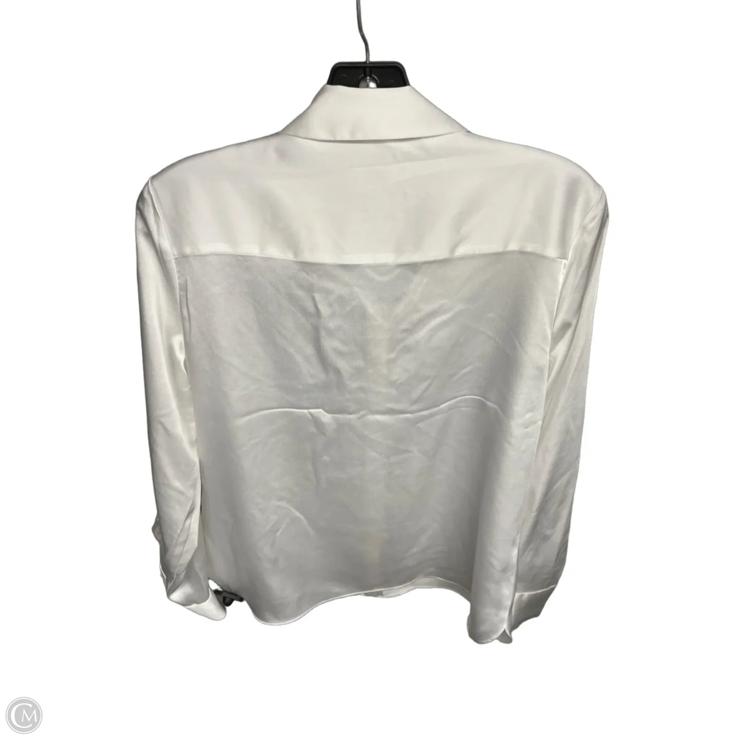 Blouse Long Sleeve By A New Day In White, Size: M