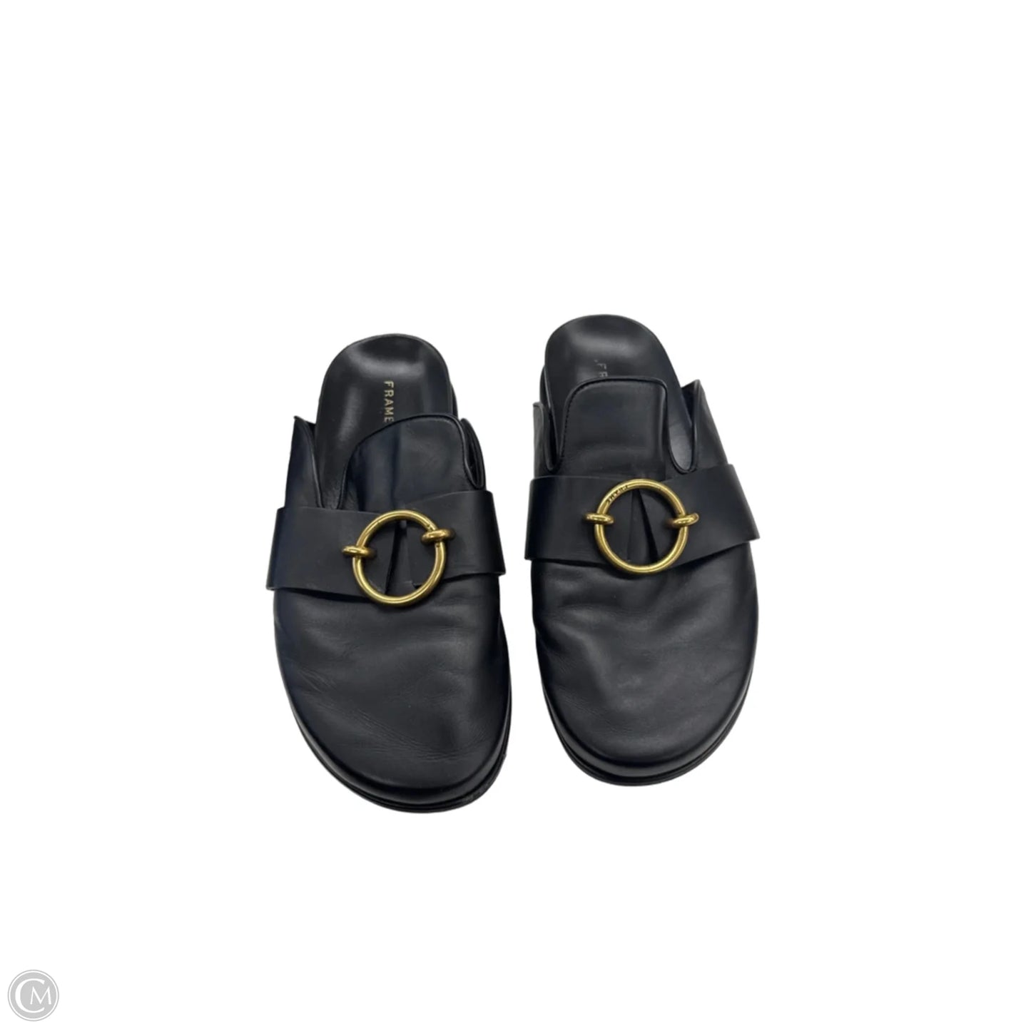 Sandals Flats By Frame In Beige, Size: