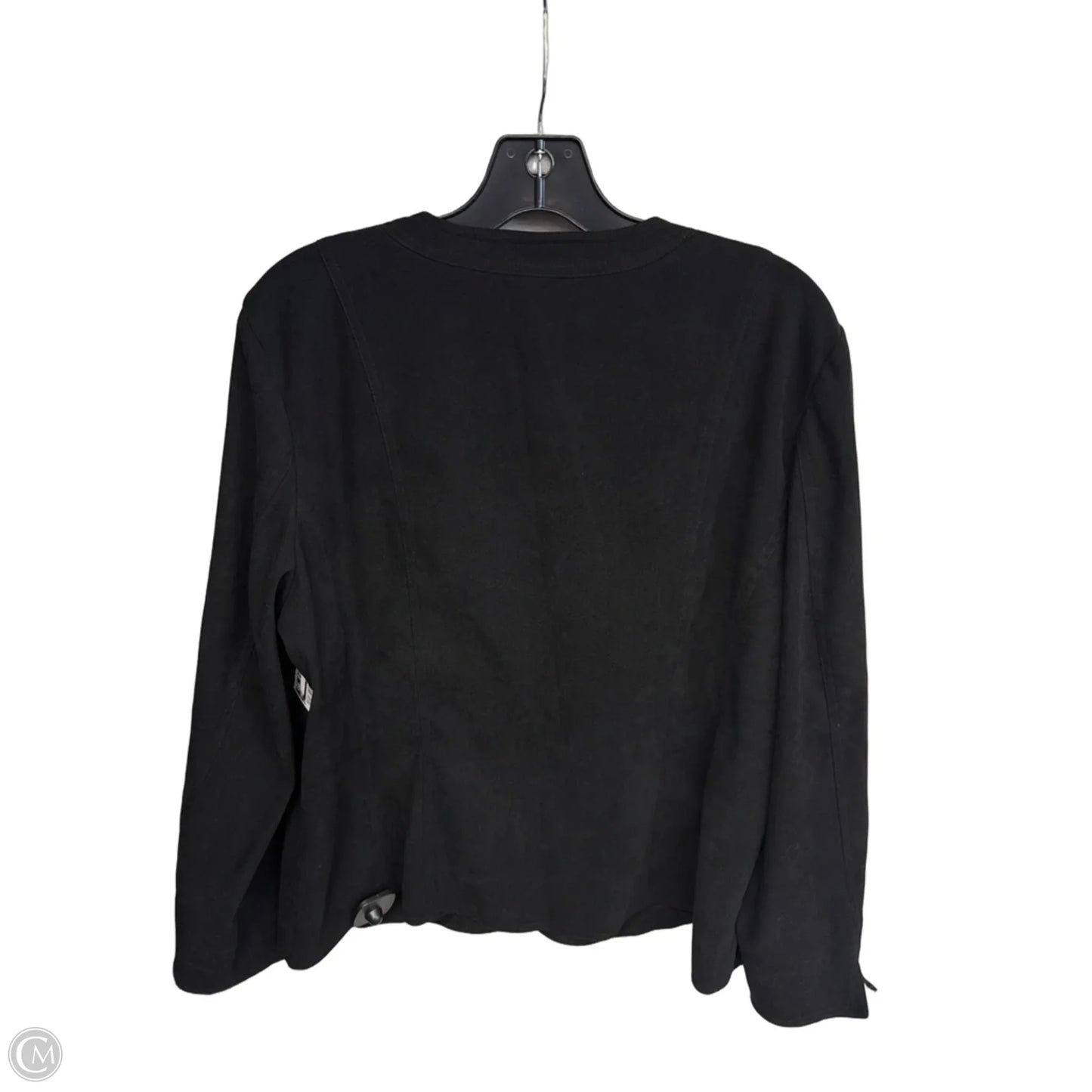 Blazer By Jm Collections In Black, Size: 16
