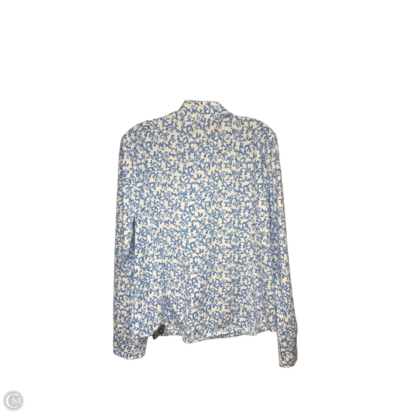Athletic Jacket By Tommy Bahama In Blue & White, Size: Xl