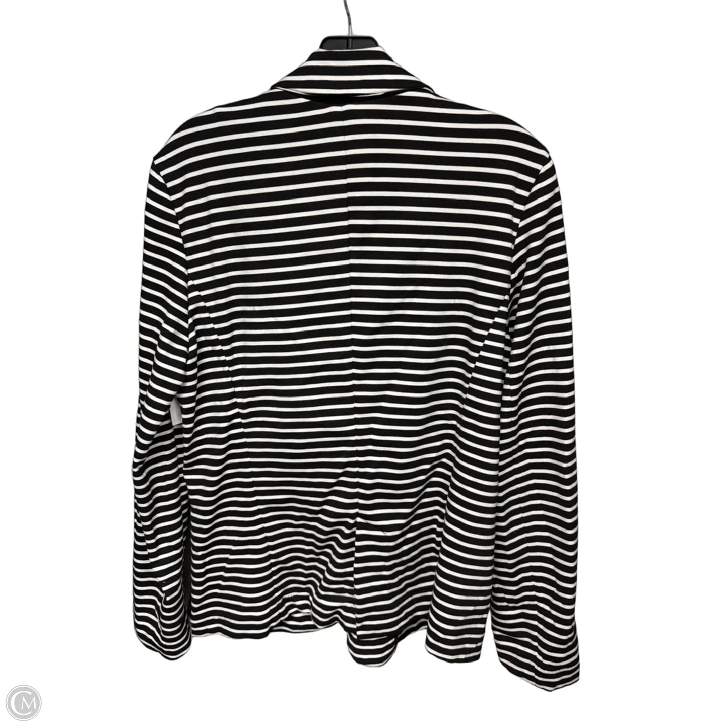 Blazer By Philosophy In Striped Pattern, Size: L