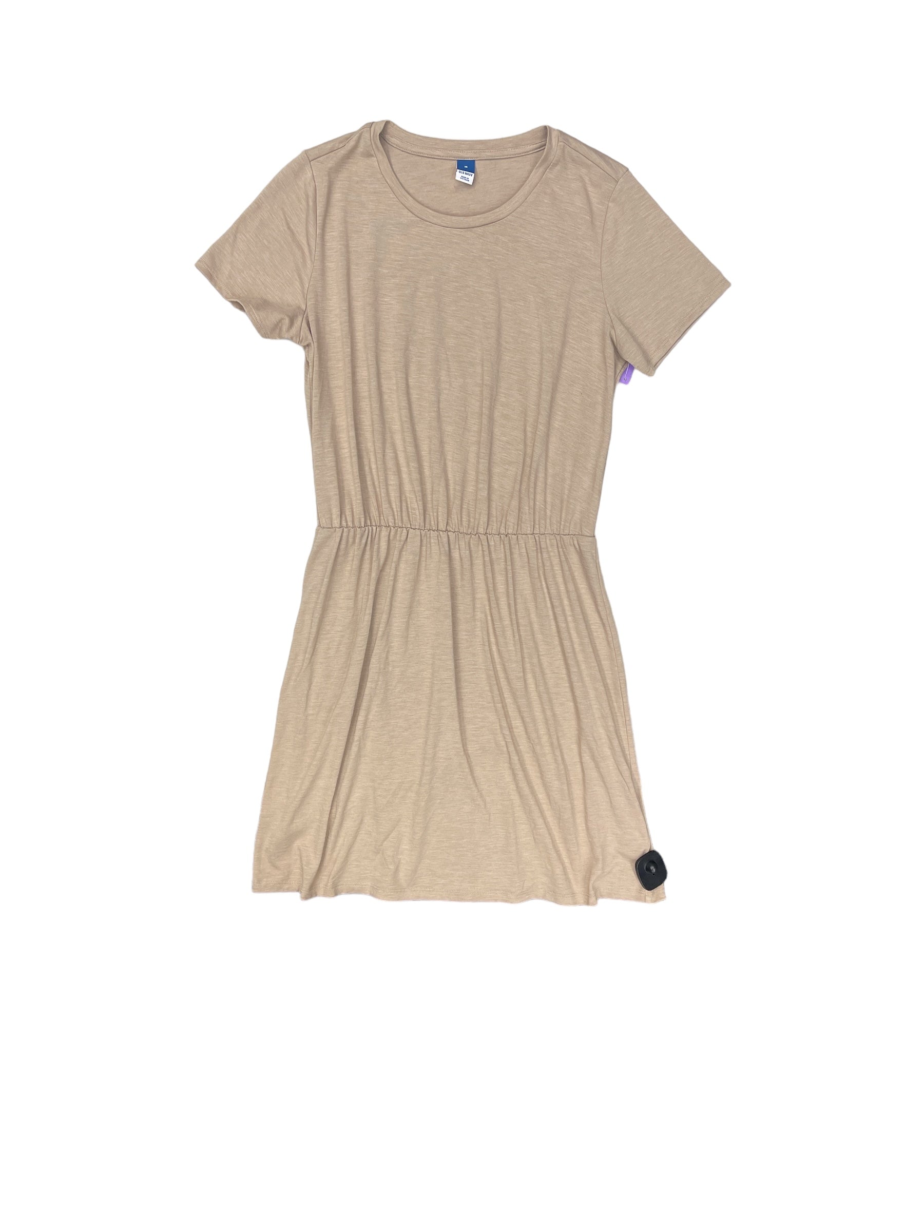 Beige Dress Casual Midi Old Navy, Size M Beige Dress Casual Midi Old Navy, Size M