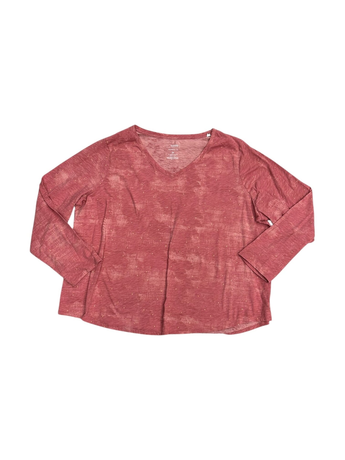 Top Long Sleeve By Sonoma Size: 3x