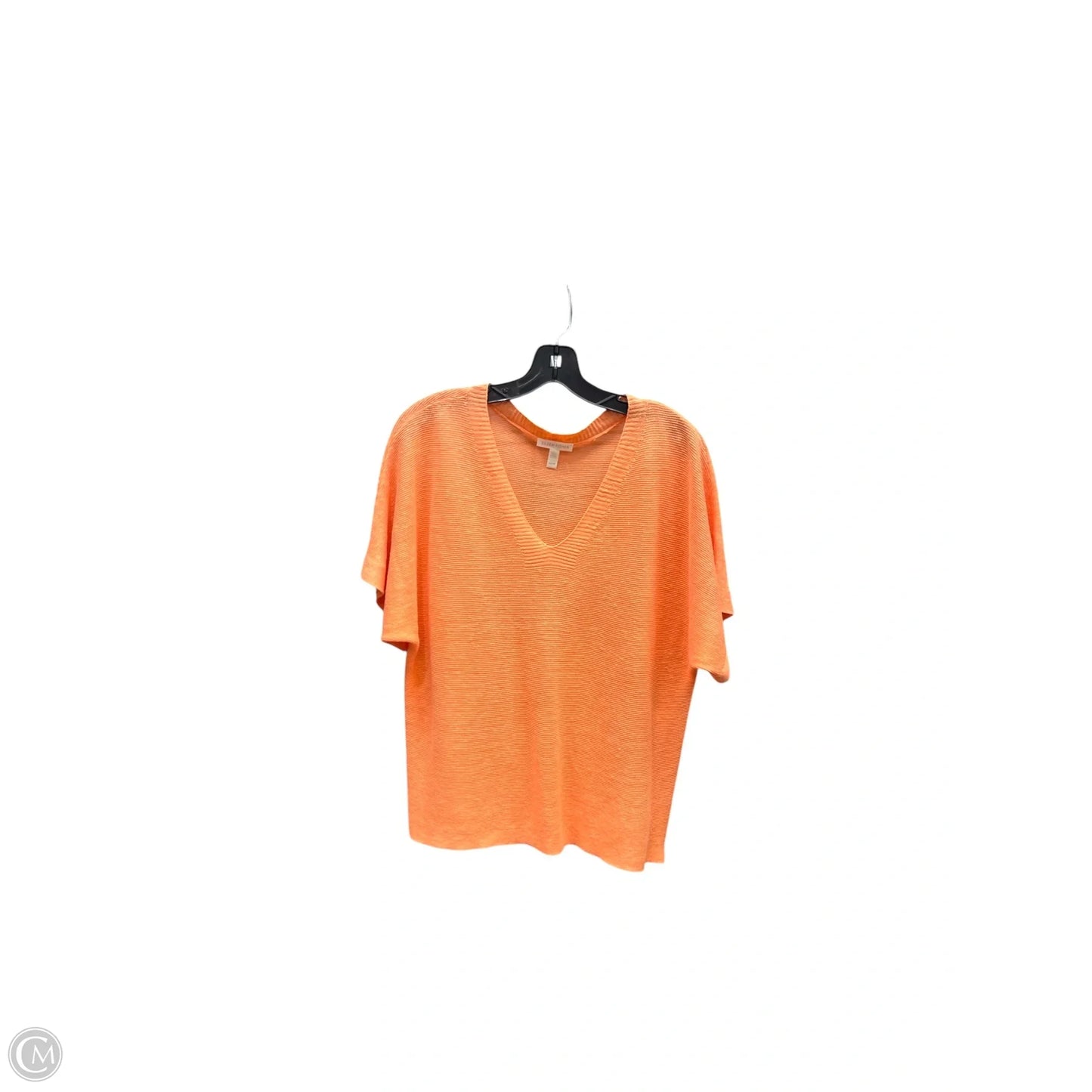 Top Short Sleeve By Eileen Fisher In Orange, Size: Xs