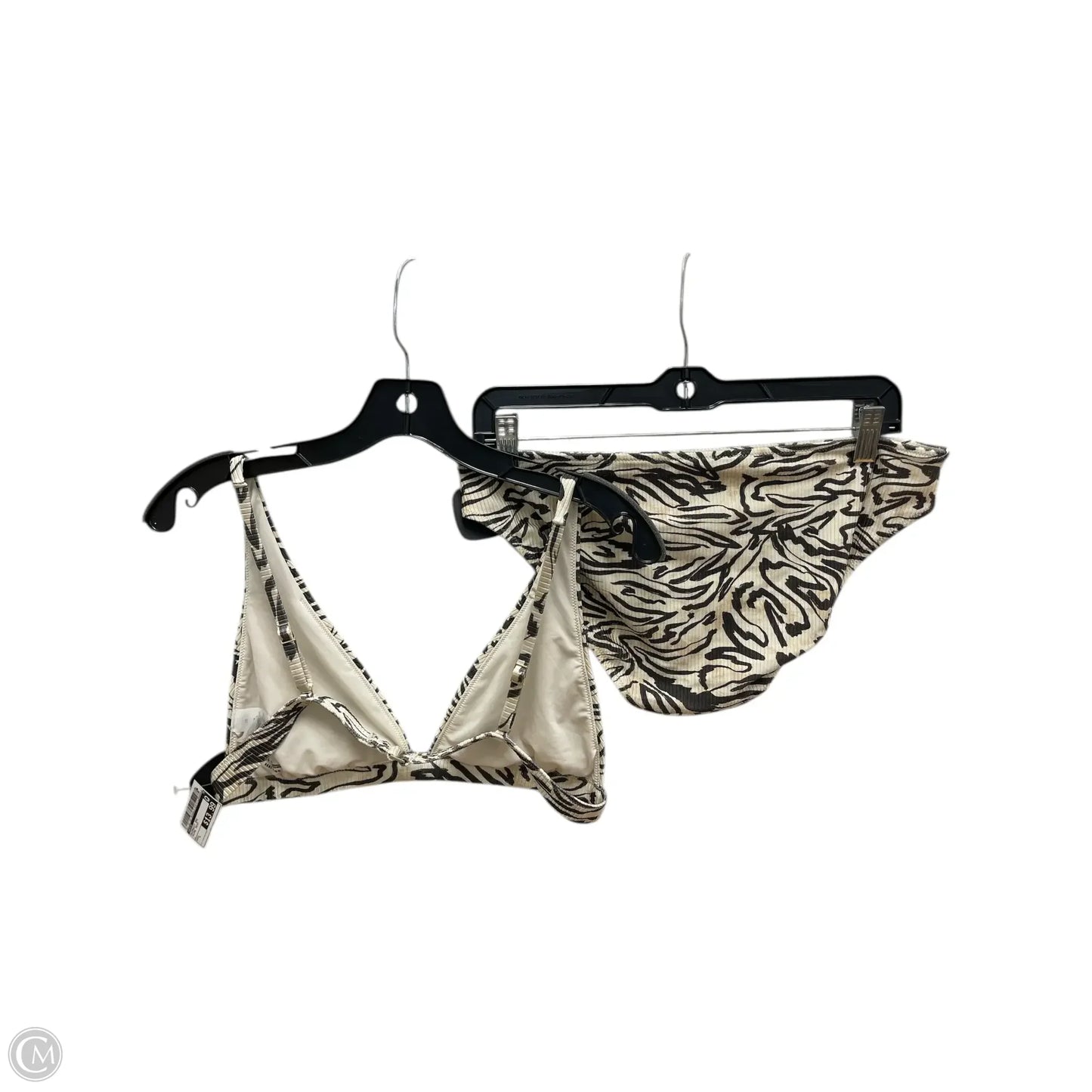 Swimsuit 2pc By Aerie In Animal Print, Size: L
