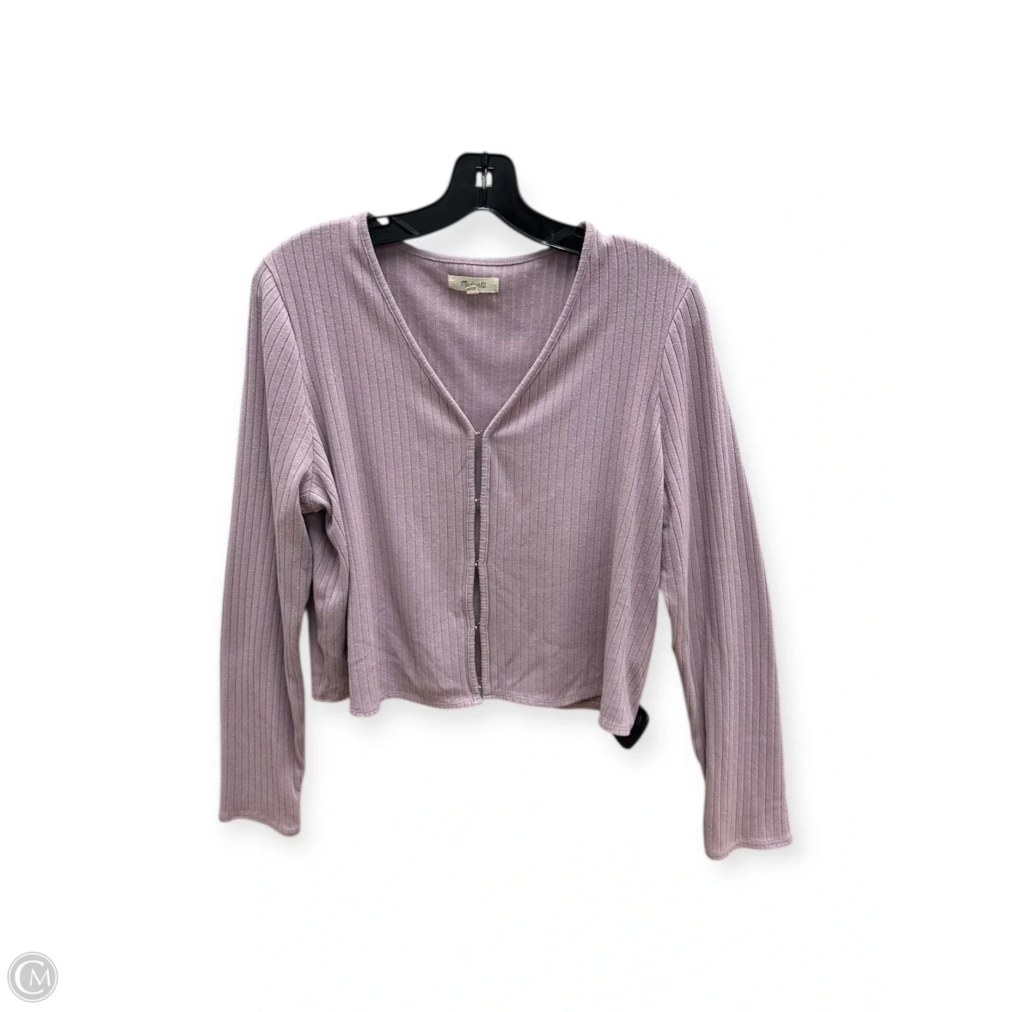 Top Long Sleeve By Madewell In Purple, Size: Xl