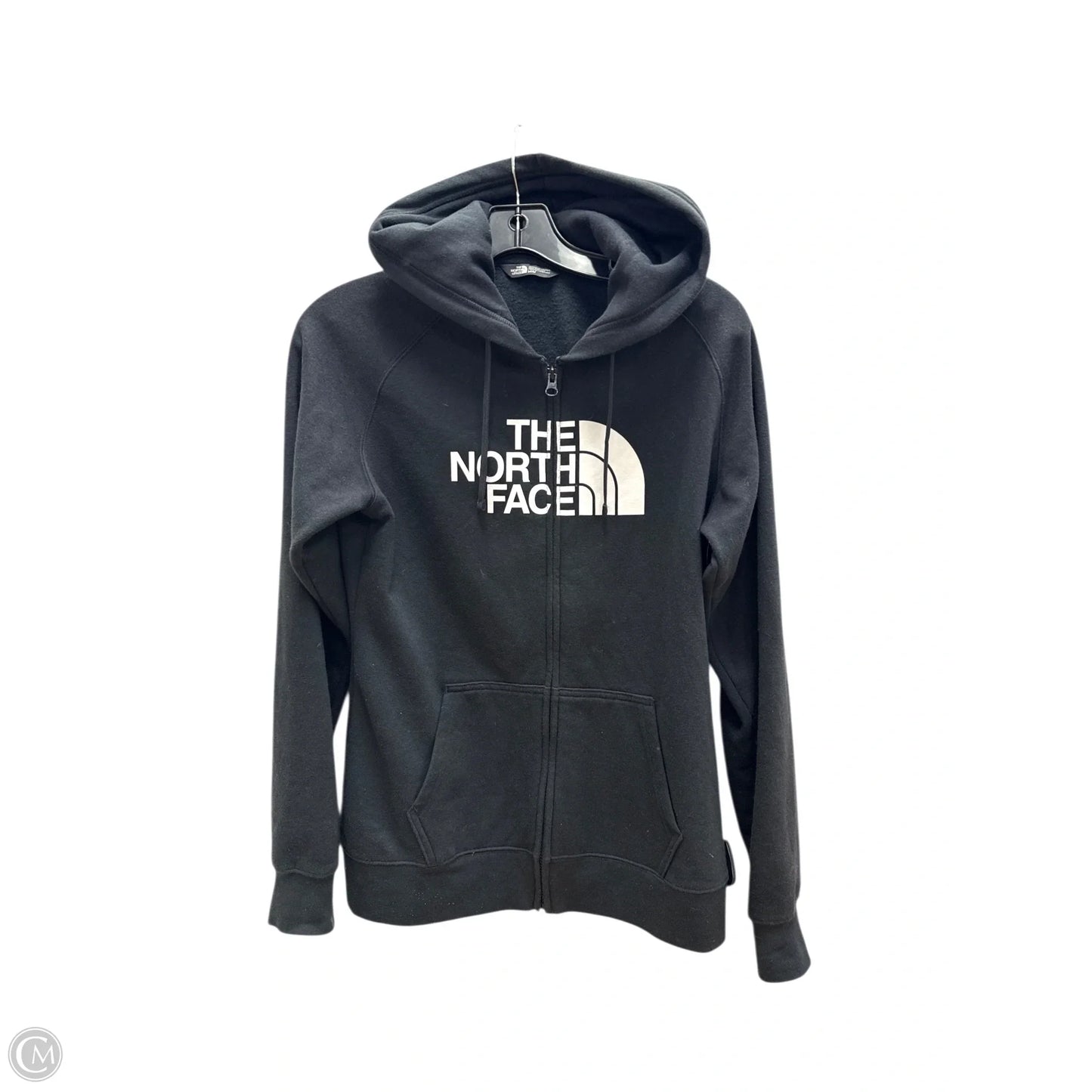 Sweatshirt Hoodie By The North Face In Black & White, Size: M