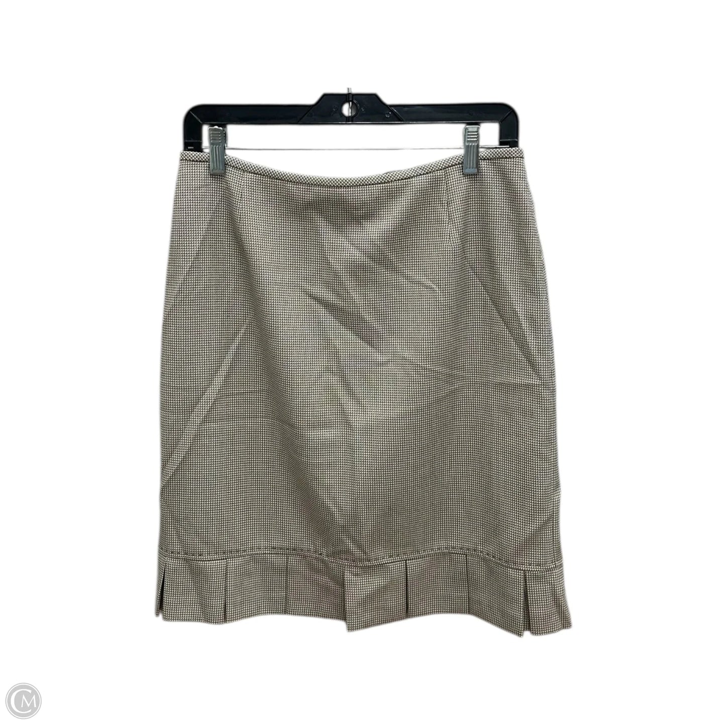 Skirt Maxi By Tahari By Arthur Levine In Checkered Pattern, Size: 6p