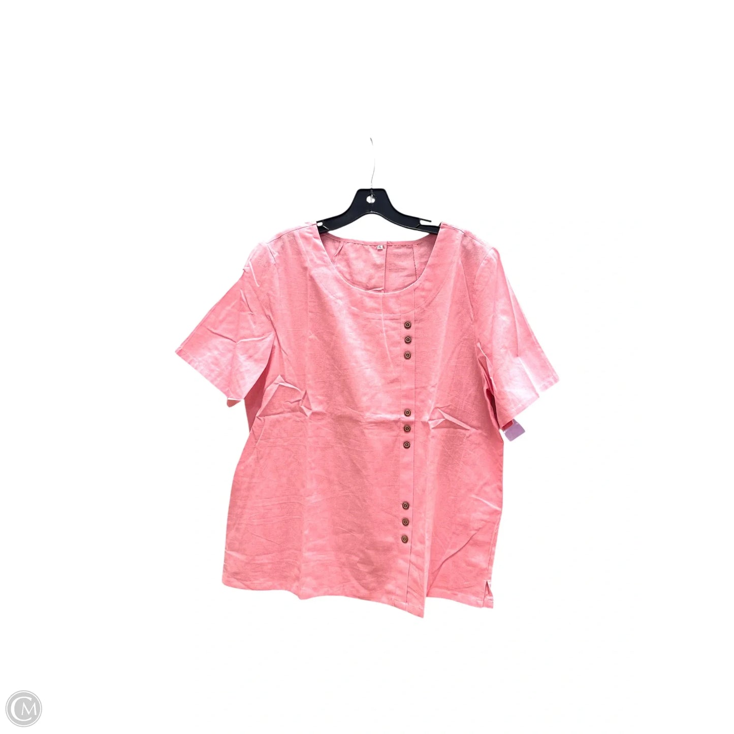 Top Short Sleeve By Clothes Mentor In Pink, Size: Xl